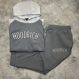 Men’s Hoodrich Jumper Sweatsuit Set Hoodie Grey Medium/large